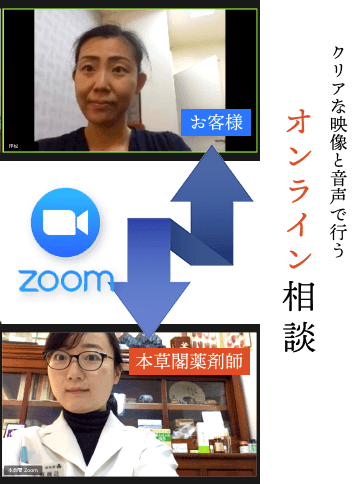 クリアな音声と映像でできる漢方のオンライン相談